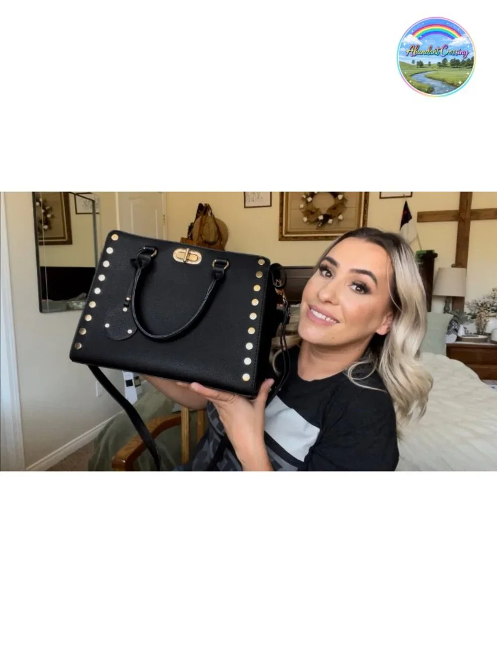 Vegan Leather Satchel Tote for Women with Matching Clutch 2PC Set, Work